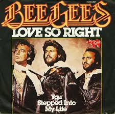 Bee Gees — Love So Right cover artwork