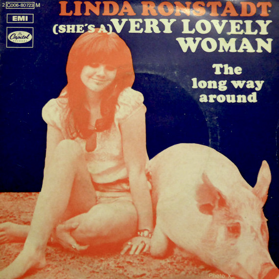 Linda Ronstadt — (She&#039;s A) Very Lovely Woman cover artwork
