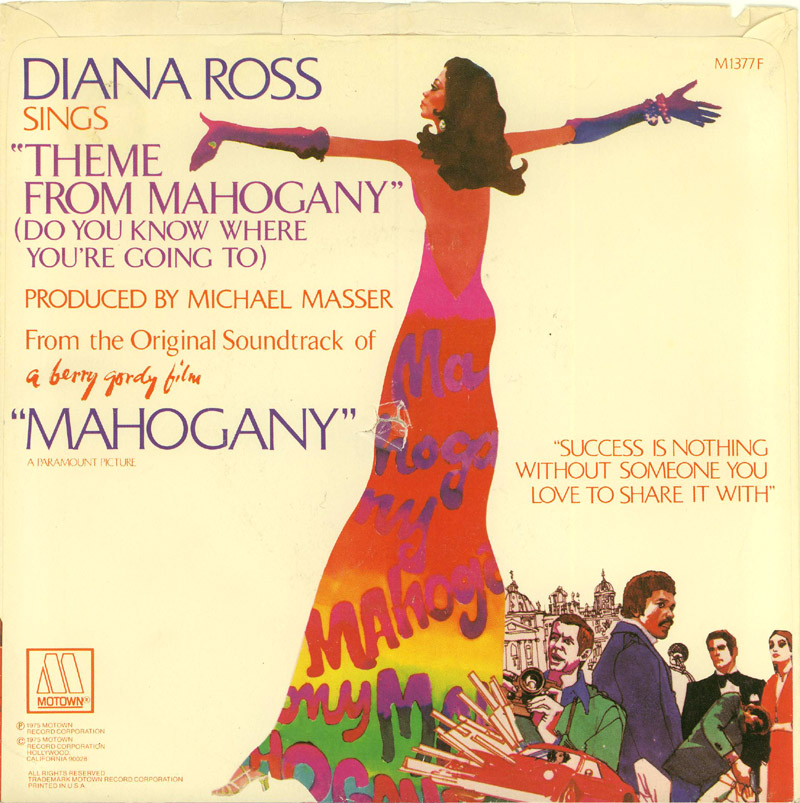Diana Ross Theme From Mahogany (Do You Know Where You&#039;re Going To) cover artwork