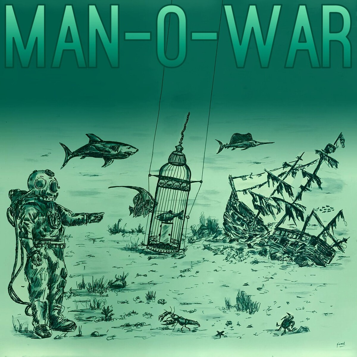 Fish in a Birdcage Man-O-War cover artwork