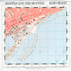 Martha and the Muffins — Echo Beach cover artwork