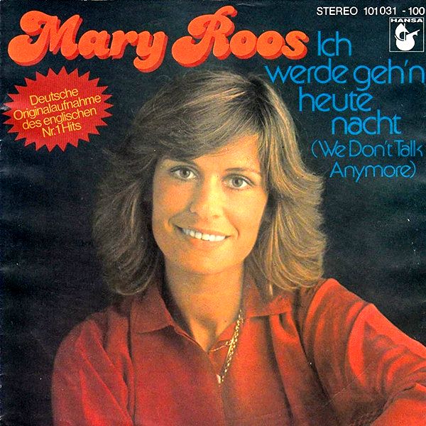 Mary Roos — Ich werde geh&#039;n heute nacht cover artwork