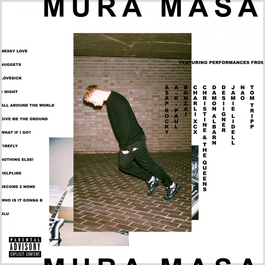 Mura Masa featuring Tom Tripp — helpline cover artwork