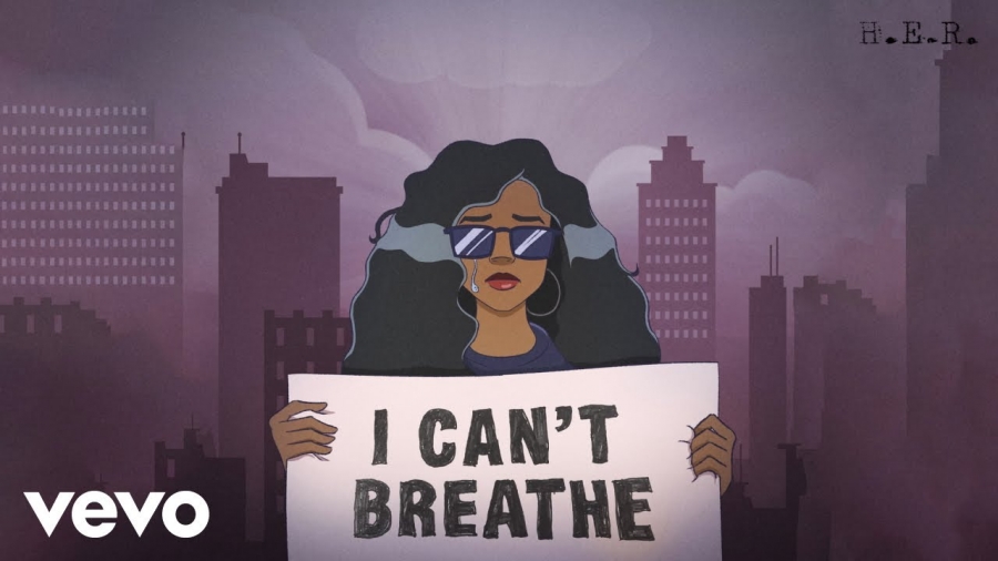 H.E.R. I Can&#039;t Breathe cover artwork