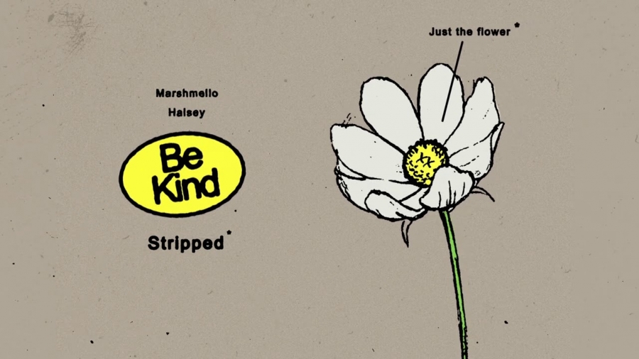 Marshmello featuring Halsey — Be Kind (Stripped) cover artwork