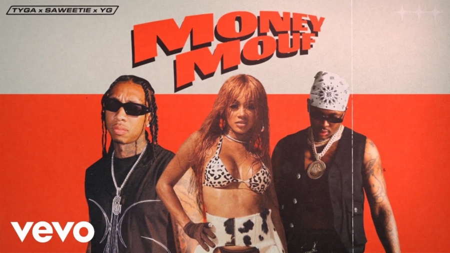 Tyga, Saweetie, & YG Money Mouf cover artwork