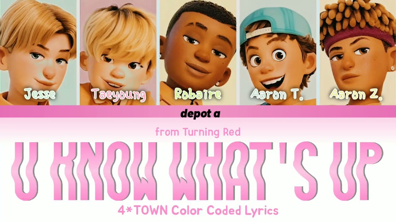 4*TOWN — U know what&#039;s up cover artwork