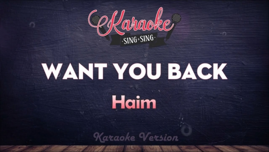 HAIM — I Want You Back cover artwork