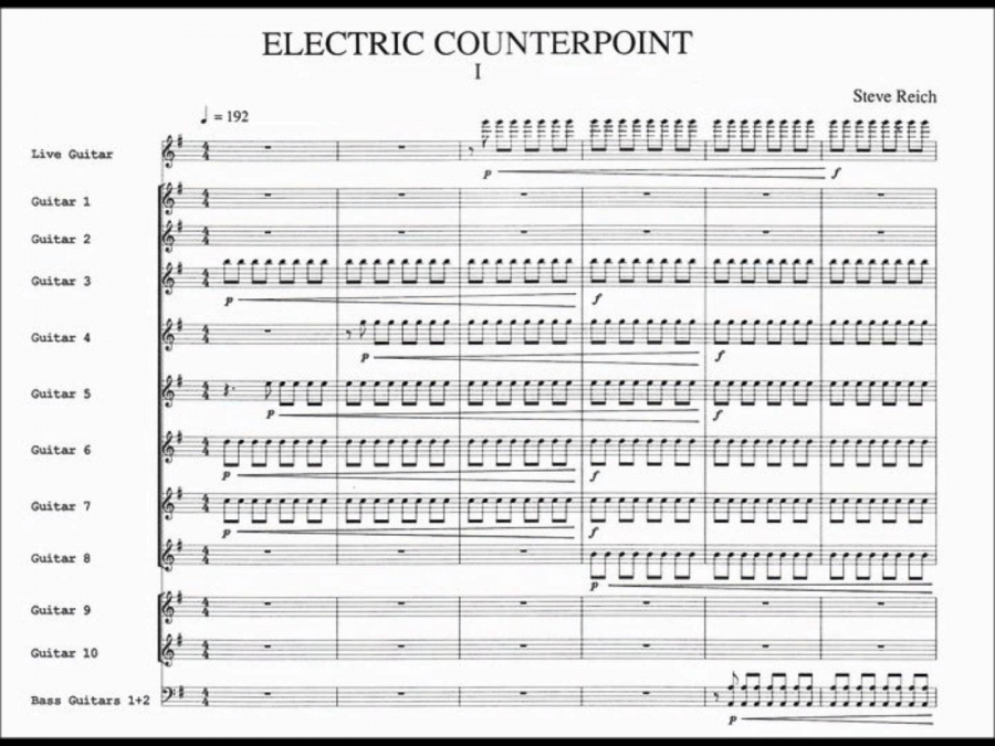 Steve Reich — Electric Counterpoint: I. Fast cover artwork