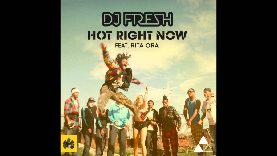 DJ Fresh ft. featuring Rita Ora Hot Right Now (Zomboy Remix) cover artwork