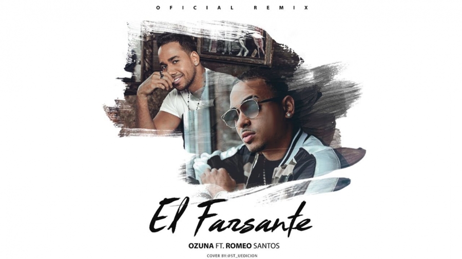 Ozuna & Romeo Santos El Farsante (Remix) cover artwork