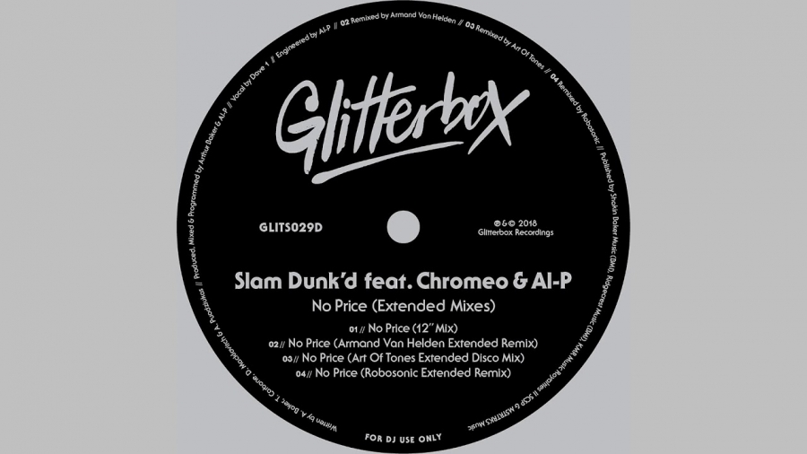 Slam Dunk&#039;d ft. featuring Chromeo & Al-P No Price - Art Of Tones Disco Mix cover artwork