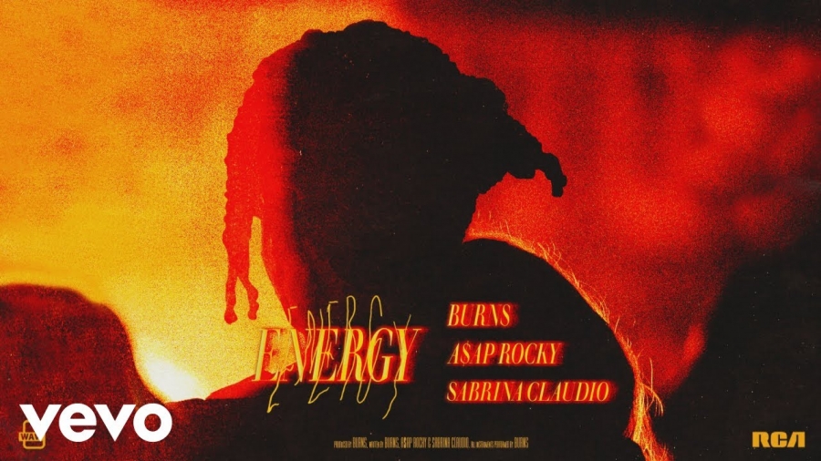 BURNS ft. featuring A$AP Rocky & Sabrina Claudio Energy cover artwork