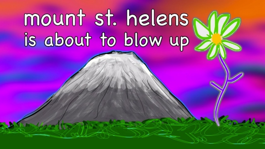 bill wurtz — Mount St. Helens Is About to Blow Up cover artwork