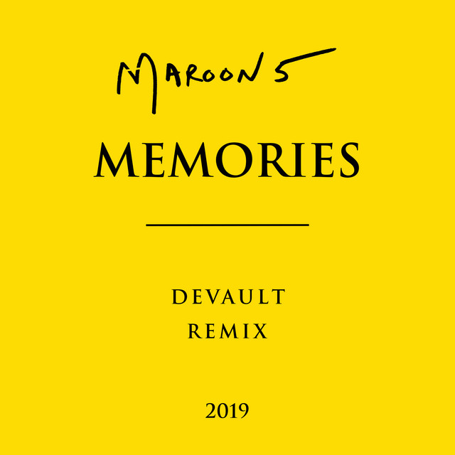 Maroon 5 — Memories (Devault Remix) cover artwork
