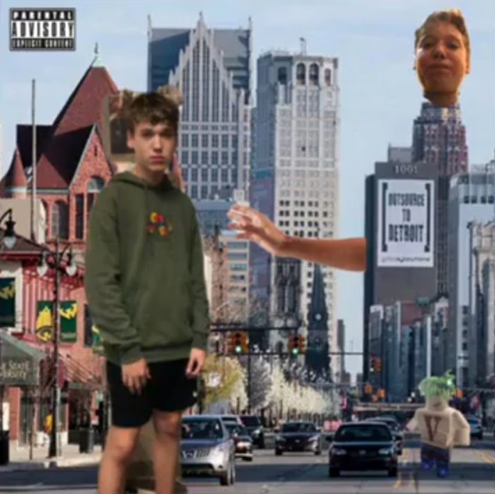 Hood Guy featuring Yung Lambo — Bad Man Stinky Man cover artwork