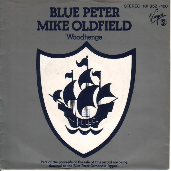 Mike Oldfield Blue Peter cover artwork