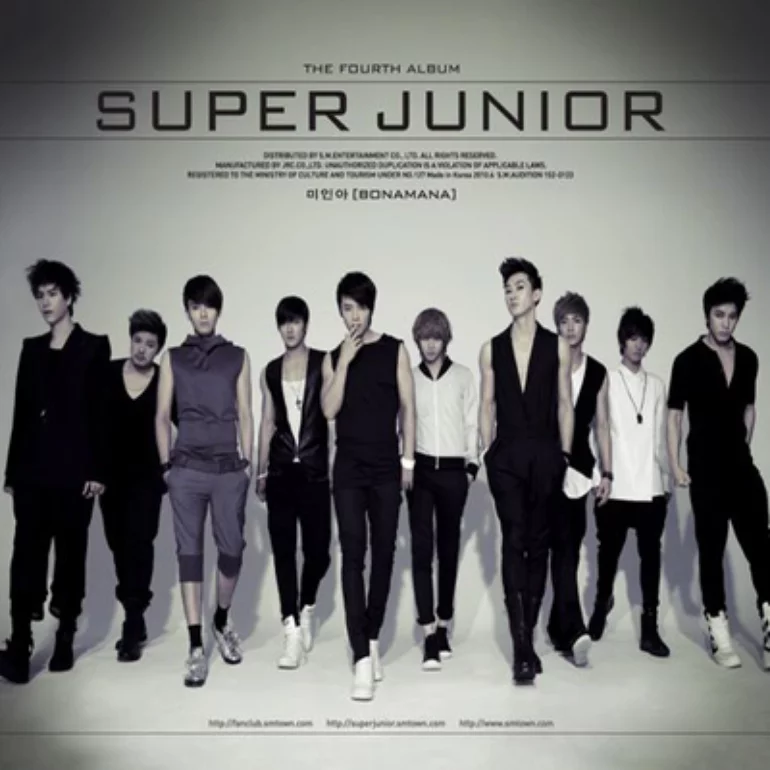 Super Junior BONAMANA (Repackage Version) cover artwork