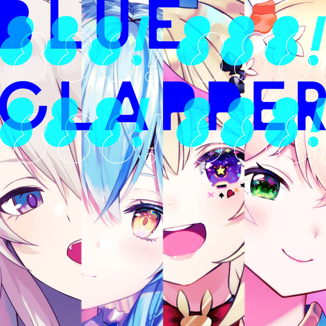 hololive IDOL PROJECT BLUE CLAPPER cover artwork