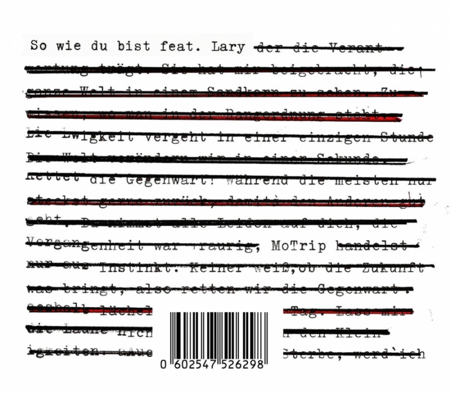 MoTrip featuring Lary — So wie du bist cover artwork