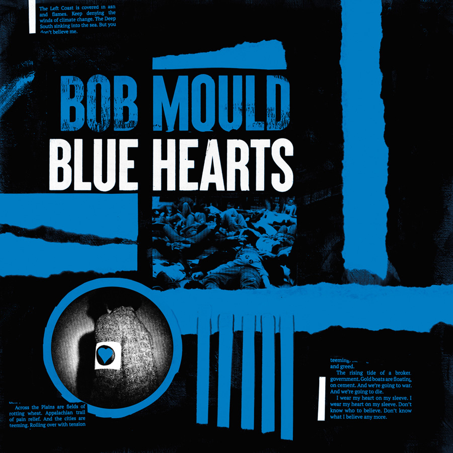 Bob Mould Blue Hearts cover artwork