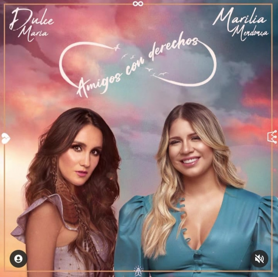 Dulce María & Marília Mendonça — Amigos Con Derechos cover artwork