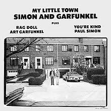 Simon and Garfunkel My Little Town cover artwork