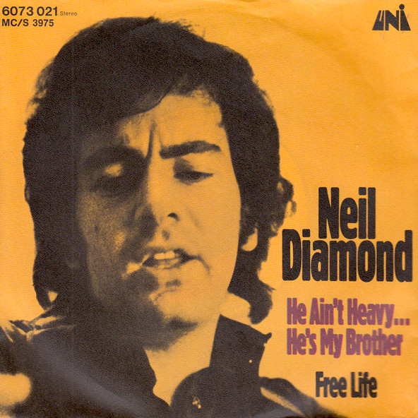 Neil Diamond He Ain&#039;t Heavy... He&#039;s My Brother cover artwork