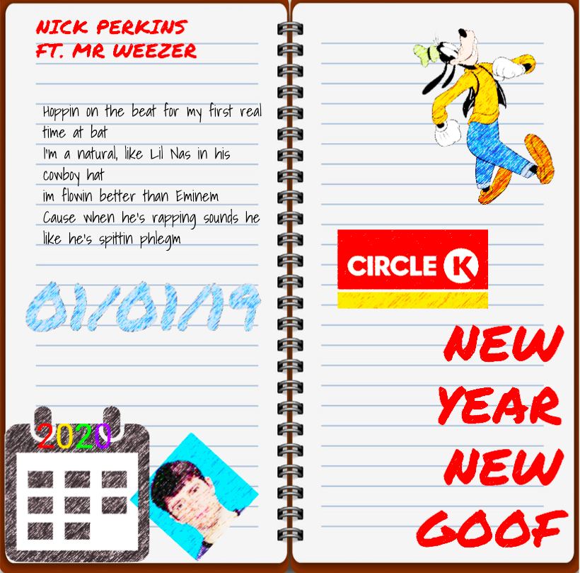 Nick Perkins ft. featuring mr weezer New Year, New Goof cover artwork