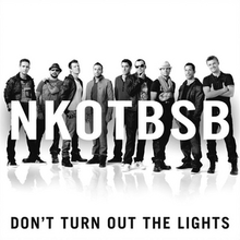 New Kids on the Block & Backstreet Boys — Don&#039;t Turn Out the Lights cover artwork