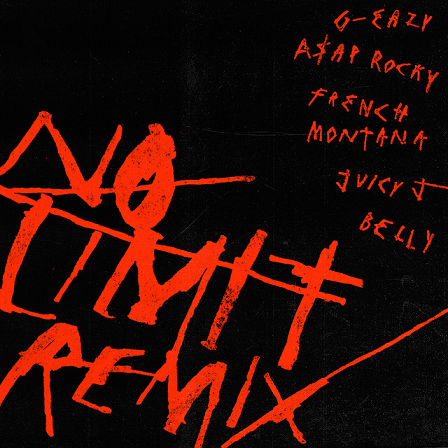 G-Eazy featuring A$AP Rocky, French Montana, Juicy J, & Belly (rapper) — No Limit REMIX cover artwork