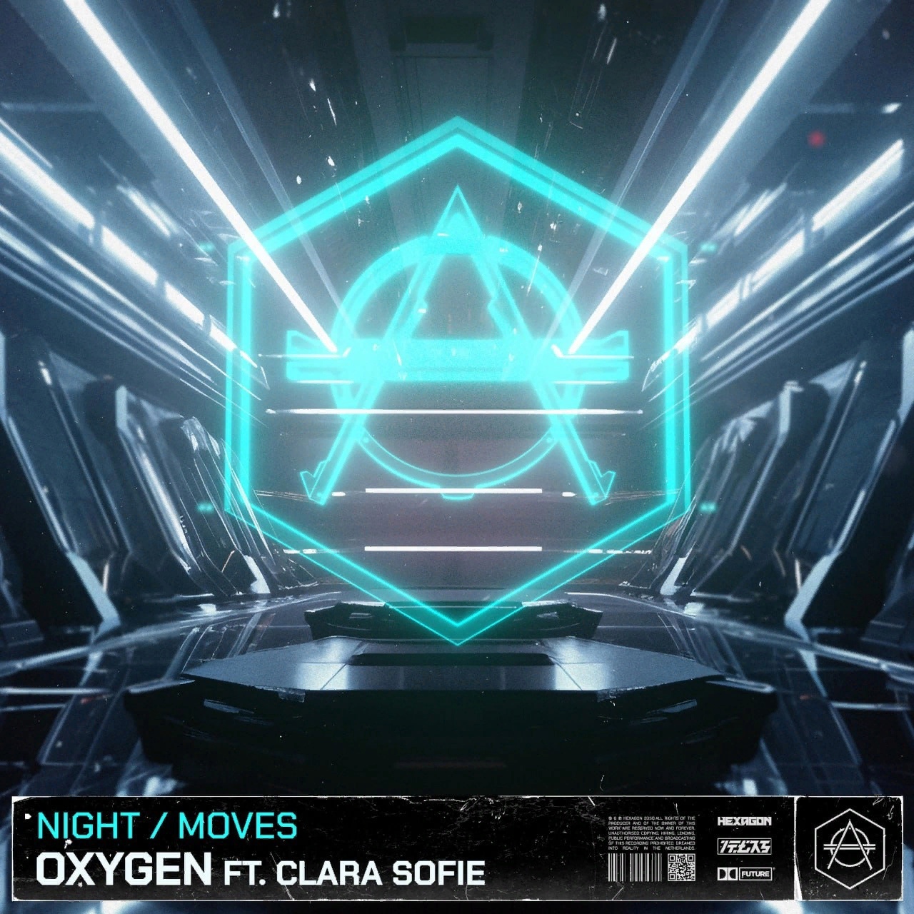 NIGHT / MOVES featuring Clara Sofie — Oxygen cover artwork