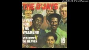The O&#039;Jays Livin&#039; for the Weekend cover artwork
