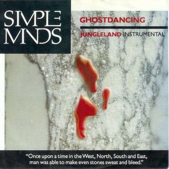 Simple Minds Ghostdancing cover artwork
