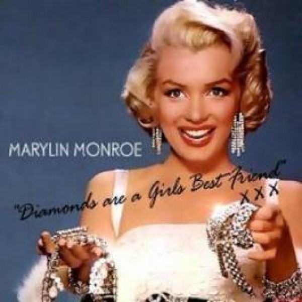 Marilyn Monroe Diamonds Are A Girl&#039;s Best Friend cover artwork