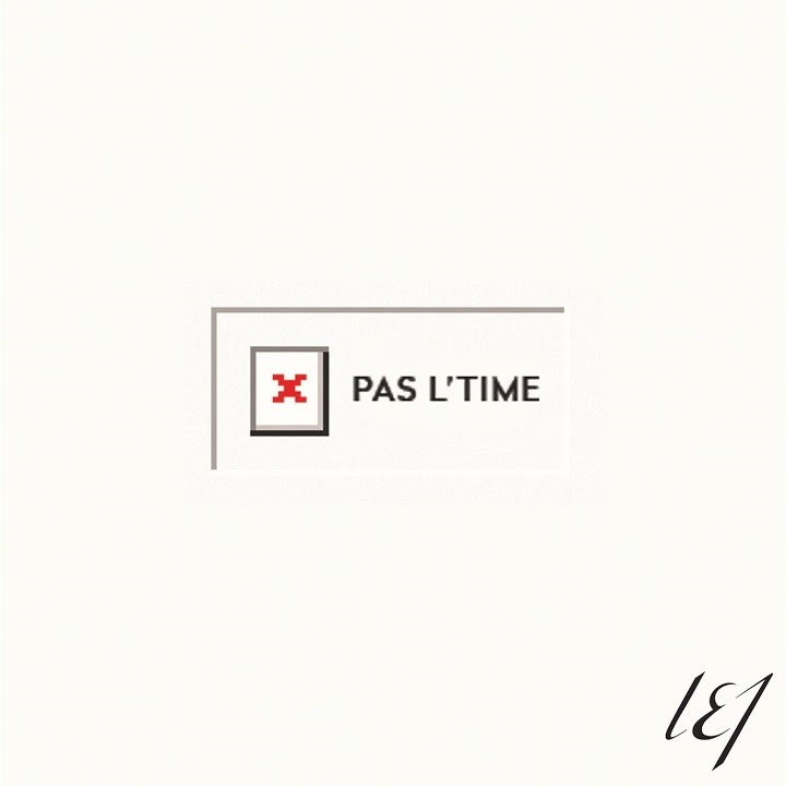 L.E.J Pas l&#039;time cover artwork