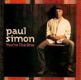 Paul Simon You&#039;re the One cover artwork
