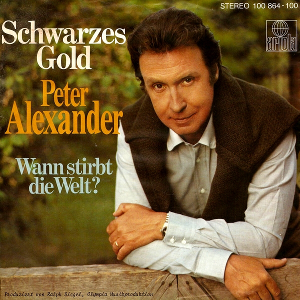 Peter Alexander — Schwarzes Gold cover artwork