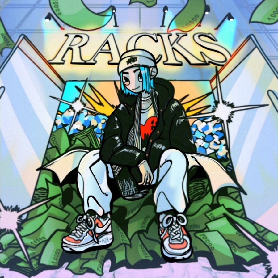 PLUMA featuring LE of EXID — RACKS cover artwork