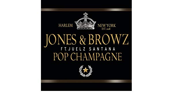 Jim Jones &amp; Ron Browz featuring Juelz Santana — Pop Champagne cover artwork