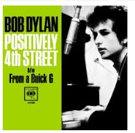 Bob Dylan Positively 4th Street cover artwork
