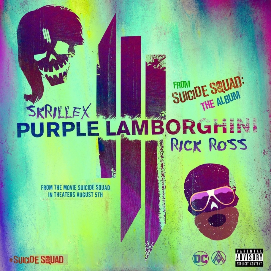 Skrillex & Rick Ross Purple Lamborghini cover artwork
