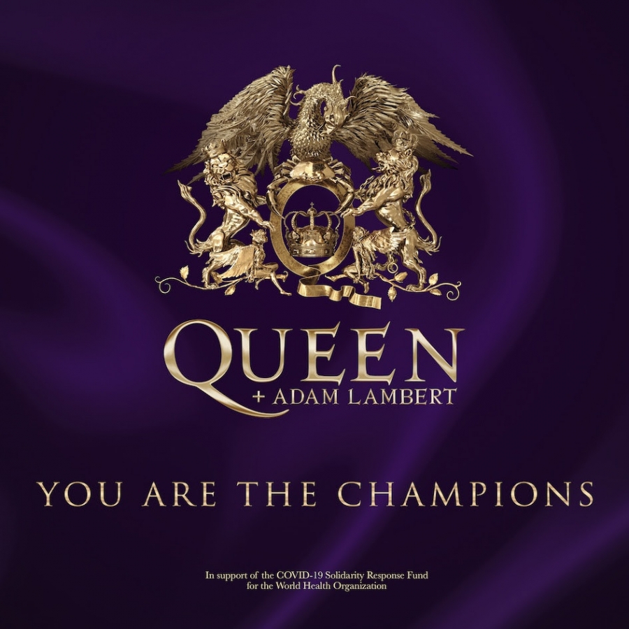 Queen & Adam Lambert — You Are The Champions cover artwork
