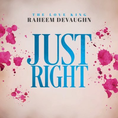 Raheem DeVaughn — Just Right cover artwork