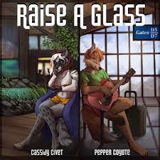 Cassidy Civet featuring Pepper Coyote — Raise A Glass cover artwork