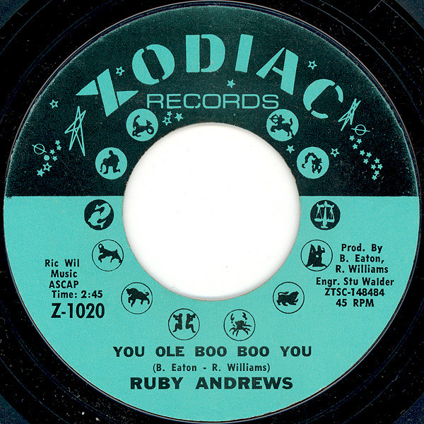 Ruby Andrews — You Ole Boo Boo You cover artwork