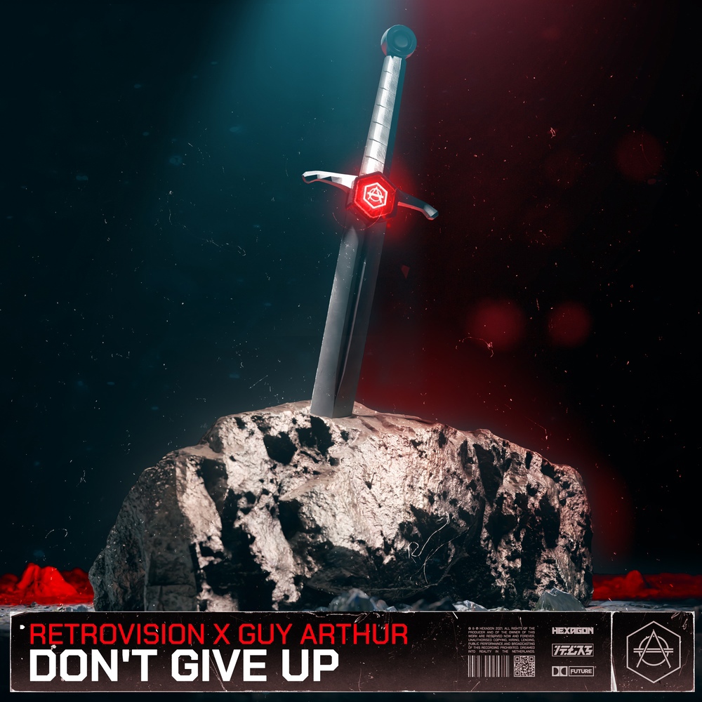 RetroVision & Guy Arthur — Don&#039;t Give Up cover artwork