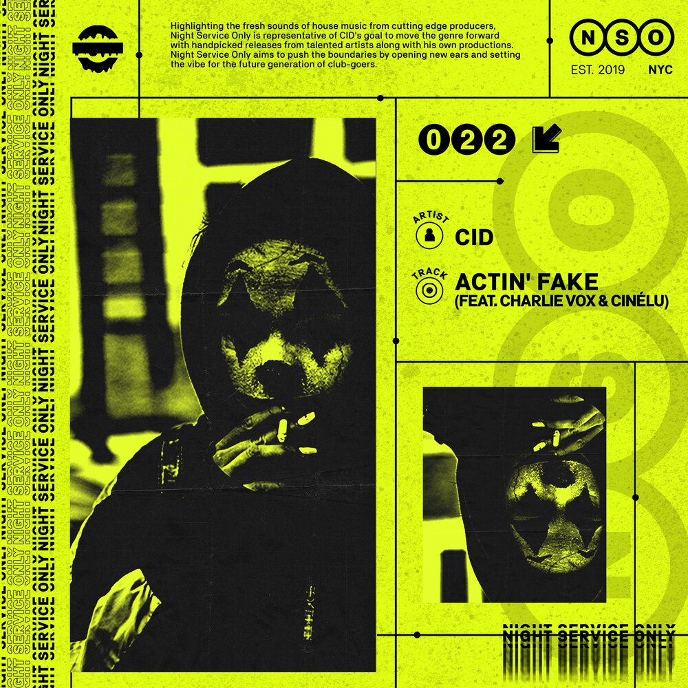 CID featuring Charlie Vox &amp; Cinélu — Actin&#039; Fake cover artwork