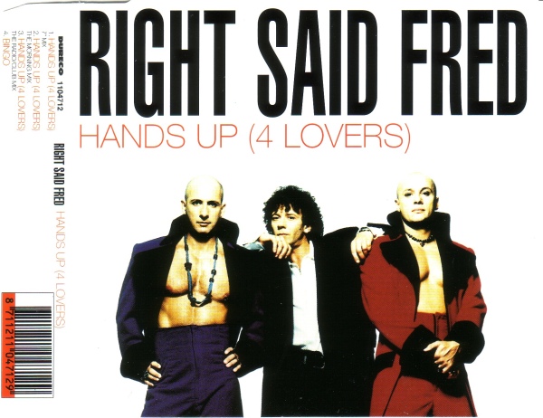 Right Said Fred Hands Up (4 Lovers) cover artwork