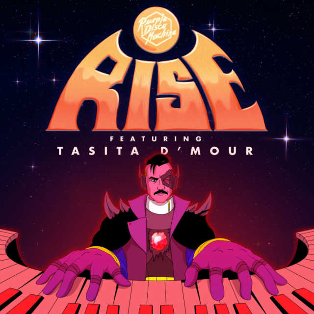 Purple Disco Machine ft. featuring Tasita D&#039;Mour Rise cover artwork